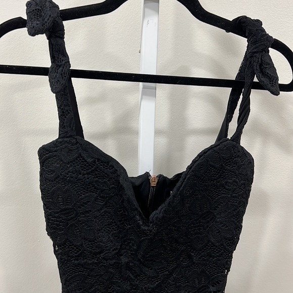 NOOKIE Romance Mini Dress in Black - Picture 4 of 7